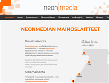 Tablet Screenshot of neonmedia.fi