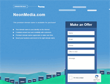Tablet Screenshot of neonmedia.com